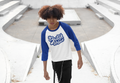 BU Royal 3/4 Sleeve Unisex Tee