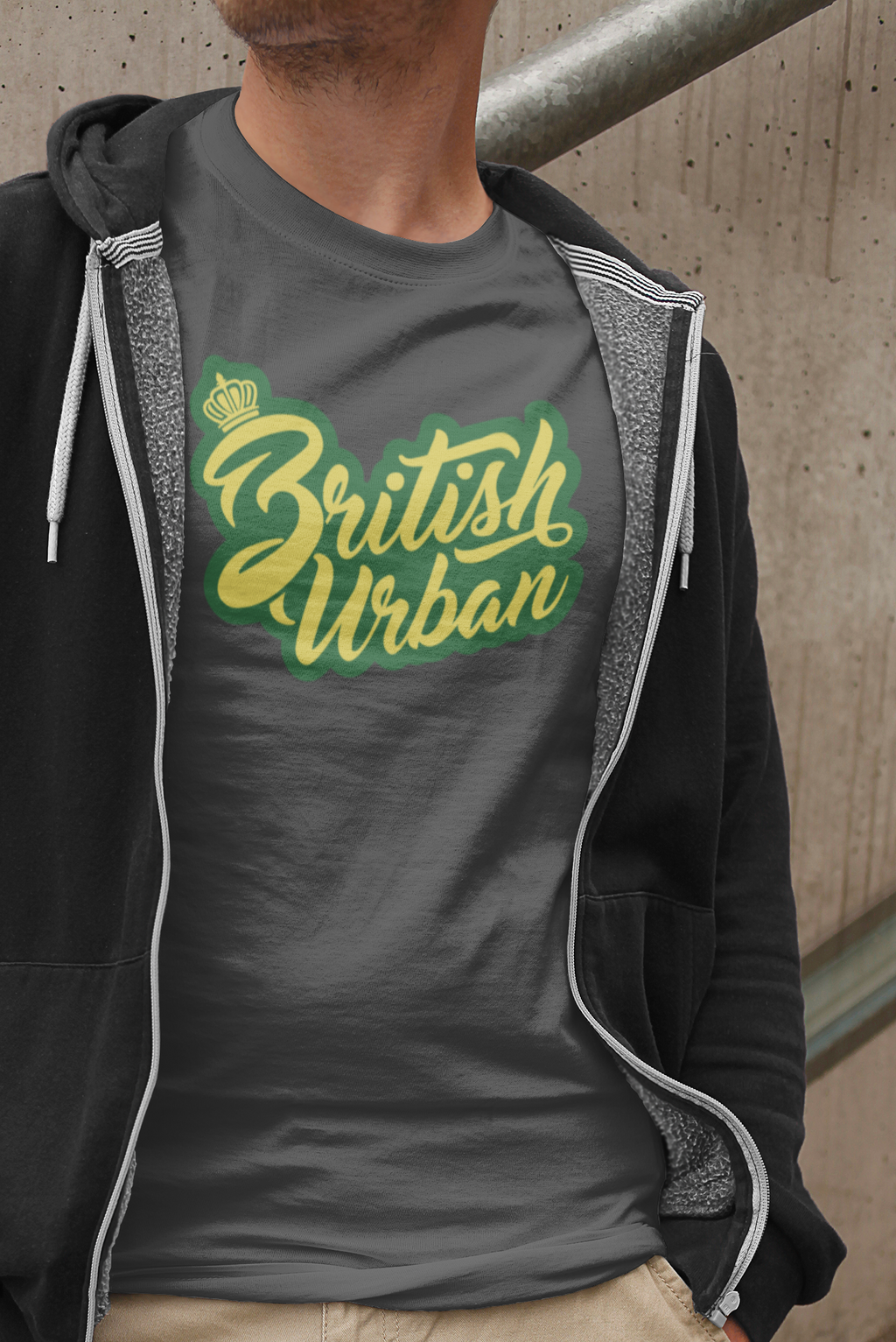 Mens BU Royal Oversized Tee